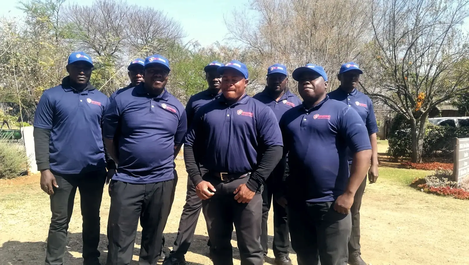 ZENOSC Reaction team of eight in navy uniforms
